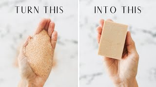 How to make pink himalayan salt soap bars [upl. by Anahsirk4]