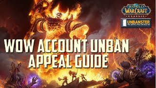 How to Appeal to get Unbanned from WoW or WoW Classic [upl. by Rimat]