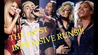 the MOST IMPRESSIVE Runs amp Riffs  Singers [upl. by Cruce759]