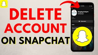 How to Delete Snapchat Account [upl. by Anuhsal258]