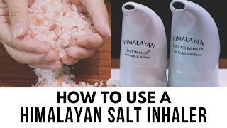 How To Use A Himalayan Salt Inhaler [upl. by Giustino]