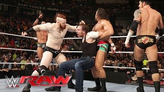 Dean Ambrose vs Alberto Del Rio Raw Februry 29 2016 [upl. by Edras]