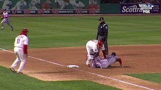 Cardinals walk off on obstruction call in Game 3 of the World Series [upl. by Butte]