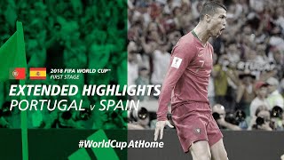 Portugal 33 Spain  Extended Highlights  2018 FIFA World Cup [upl. by Ettore23]