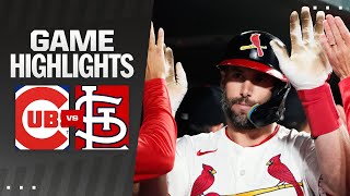 Cubs vs Cardinals Game Highlights 52624  MLB Highlights [upl. by Brien]