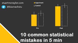 Ten Statistical Mistakes in 5 Min [upl. by Ahsienel301]