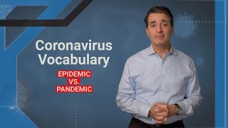 Coronavirus Vocabulary Epidemic vs Pandemic  WebMD [upl. by Lexerd]