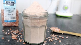 How to Make Sea Salt with Just 1 ingredient  Fine Himalayan Pink Sea Salt [upl. by Elleron]