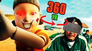 360° VR SQUID GAME  Red Light Green Light  Virtual Reality Experience [upl. by Gal]