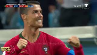 Portugal vs España Resumen Highlights TV AZTECA Mundial Rusia 2018 [upl. by Beall]