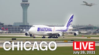 🔴 LIVE from Chicago OHare ATC included 72821 [upl. by Euell]