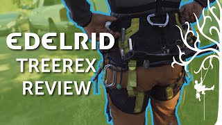 ALL about the Edelrid TreeRex Climbing Harness  Professional Arborist Gear Review [upl. by Adnawal291]