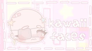 ❤︎ kawaii faces ❤︎  Gacha club  ☺︎︎ With settings and codes [upl. by Cilegna]