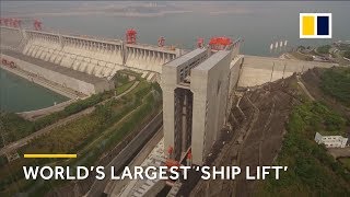 World’s largest ‘ship lift’ in the Three Gorges Dam [upl. by Trista]