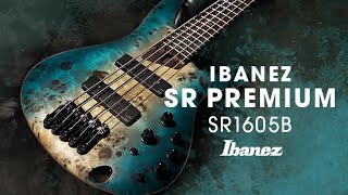 Ibanez Premium  SR1605B Electric Bass [upl. by Attennod485]