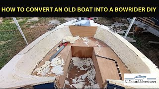 Boat conversion into Bowrider [upl. by Fita]