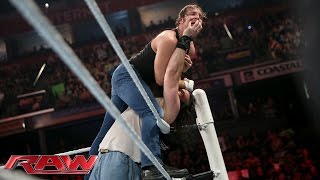 Dean Ambrose vs Luke Harper Raw Aug 10 2015 [upl. by Aibonez524]