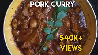 Kerala style pork curry Easter special Easy recipe [upl. by Sharline]