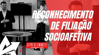 DIREITO DE FAMÍLIA Reconhecimento de filiação socioafetiva [upl. by Aurel241]