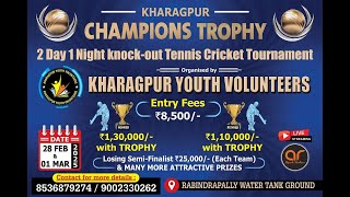 KHARAGPUR CHAMPIONS TROPHY 2025  FINAL  DAY [upl. by Brunelle]