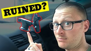 Did It DAMAGE My Cars Dash iOttie Easy One Touch Car Mount for Smartphones [upl. by Assirim647]