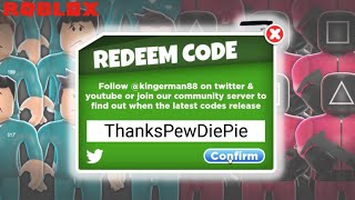 Roblox Squid Game SECRET CODES [upl. by Alexandros334]