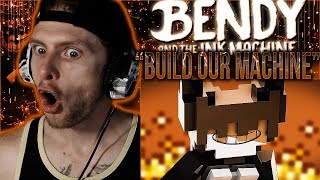 Vapor Reacts 667  BATIM SONG MINECRAFT ANIMATION quotBuild Our Machinequot by EnchantedMob REACTION [upl. by Cchaddie]