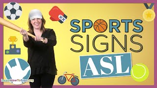 50 Sports and Activities Signs in ASL [upl. by Nolyd593]