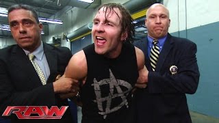 Dean Ambrose is arrested Raw May 25 2015 [upl. by Brittnee547]