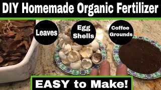 Easy DIY Homemade Organic Garden Fertilizer [upl. by Atnomed333]