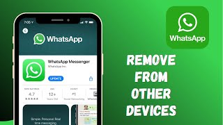 How to Remove my WhatsApp from Other Devices  Log Out from Other Devices [upl. by Zerk]