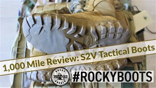 1000 Mile Review Rocky S2V Tactical Boots [upl. by Vargas]