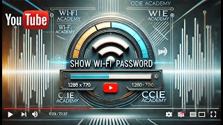 How to Show WiFi Password on Your Device 🔐💻  By CCIE Academy [upl. by Tammany]