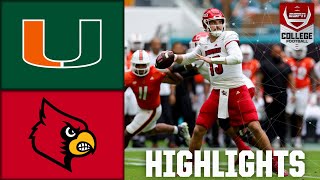 Louisville Cardinals vs Miami Hurricanes  Full Game Highlights [upl. by Alamaj]