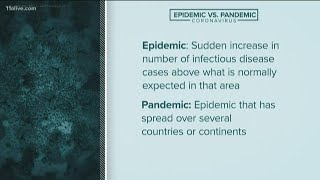 The difference between epidemic and pandemic [upl. by Dowski631]