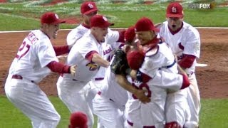 WS2011 Gm7 Cardinals win 11th World Series title [upl. by Xavler]